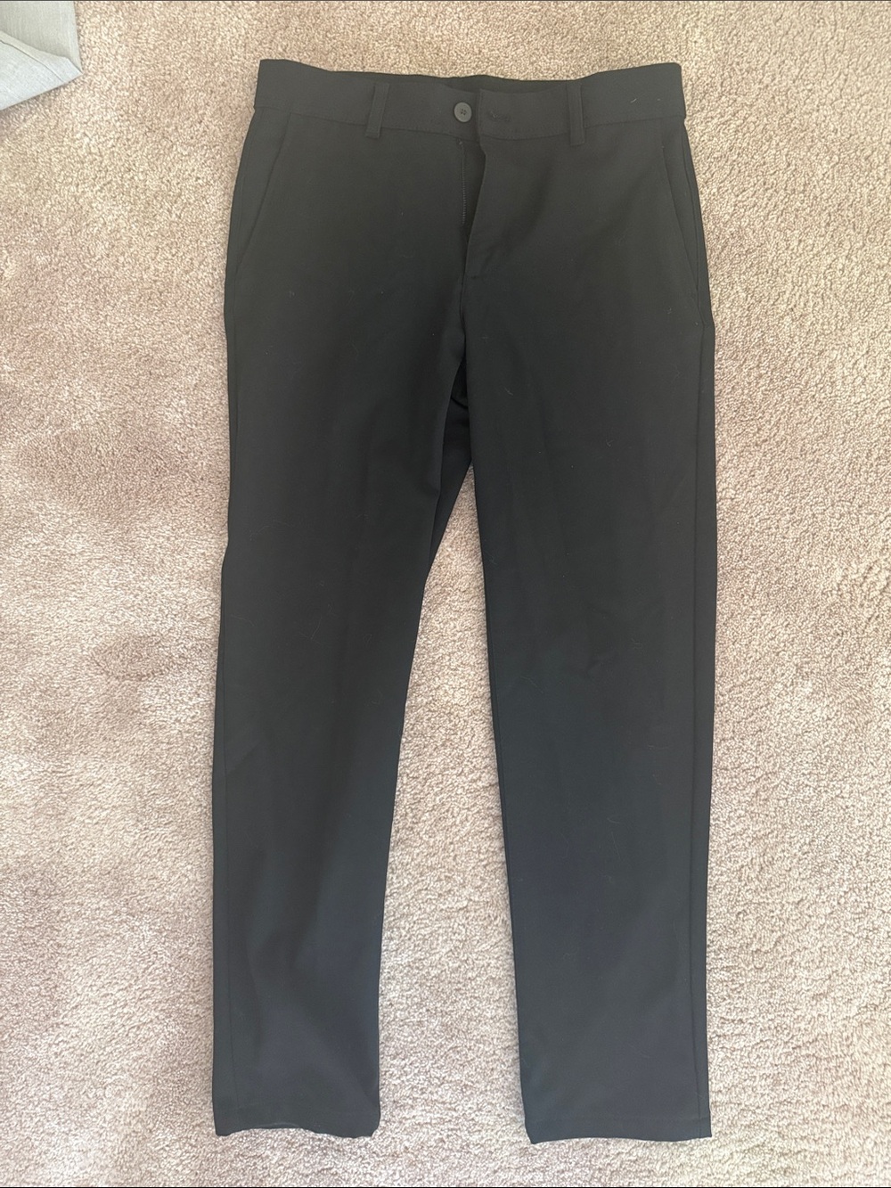 Zara Men's Black Dress Pants - Slim Tailored Look